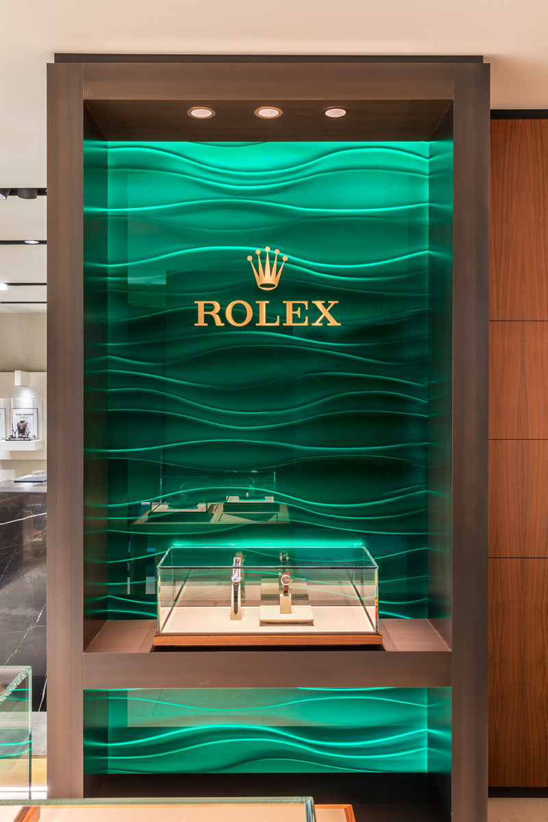 servizio fotografico retail rolex